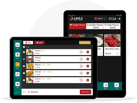 Tablet-Bestellung